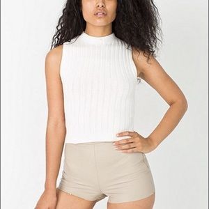 American Apparel White Knit Top